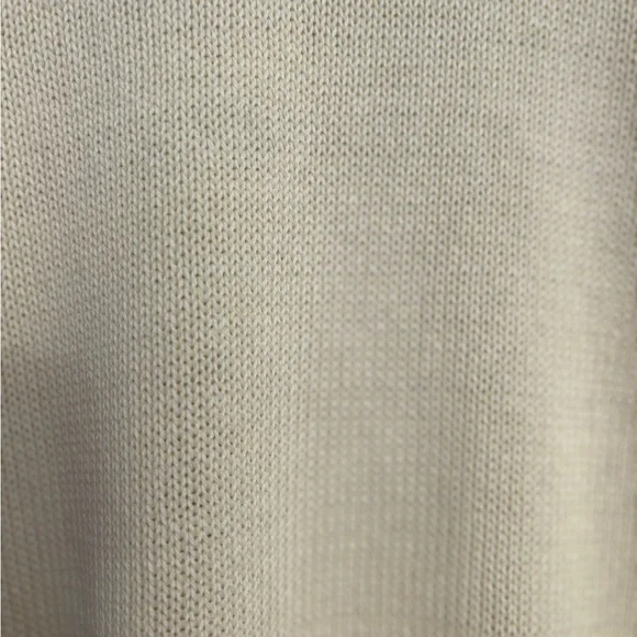 Vintage Susan Ed’s Preppy Ivory Knit Sweater Vest Sz Lg - Picture 6 of 12